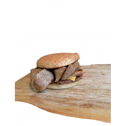 Doner Burger - 1/4lb chips